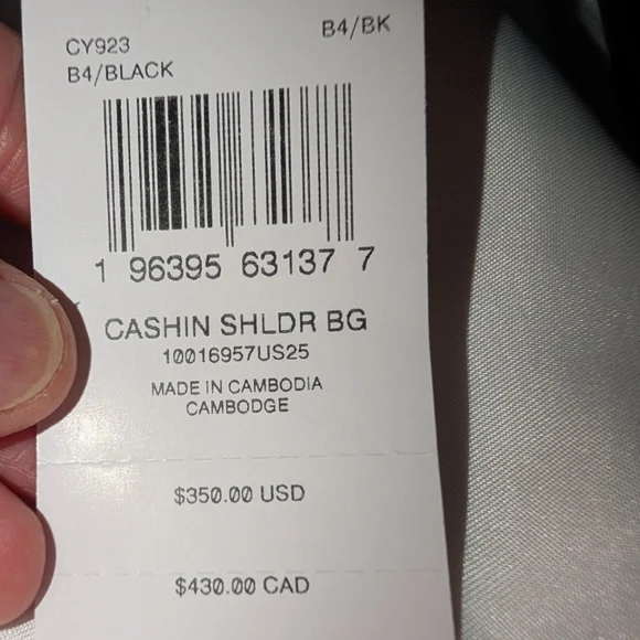 Coach Cashin Crescent Shoulder Bag - Picture 4 of 9